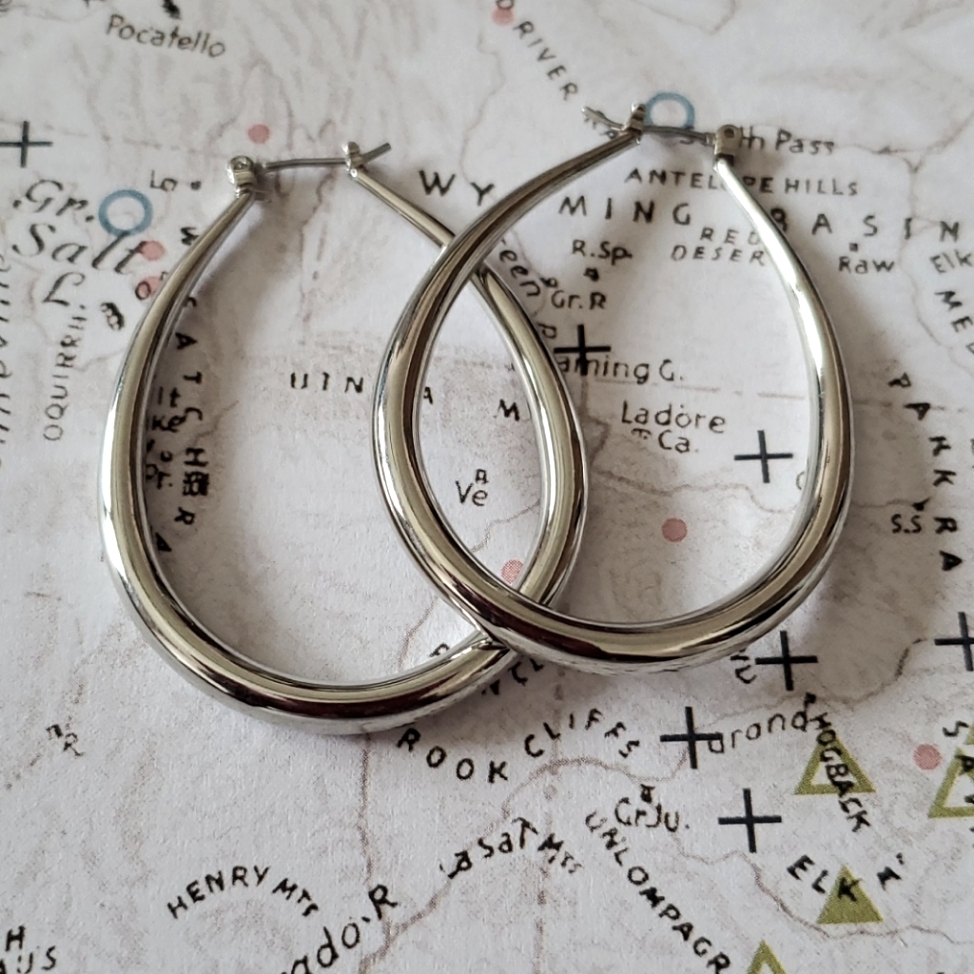 Oval Shape Hoops
